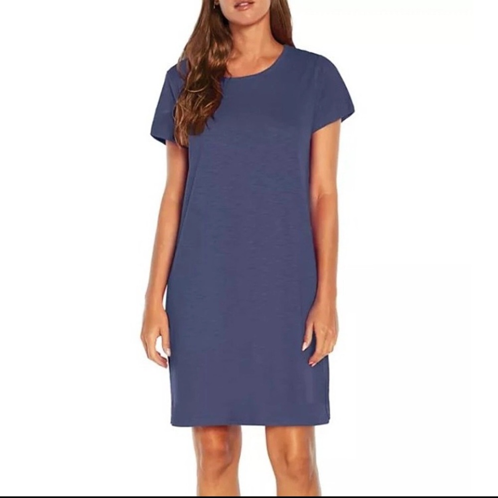 Gap Casual Navy Blue T-Shirt Dress